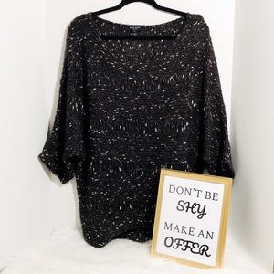 NINE WEST | BLACK DOLMAN SWEATER